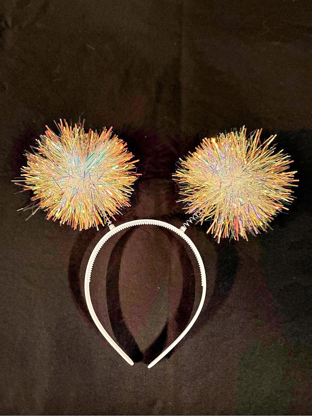 Multicolor Pom-Pom Headband Like New